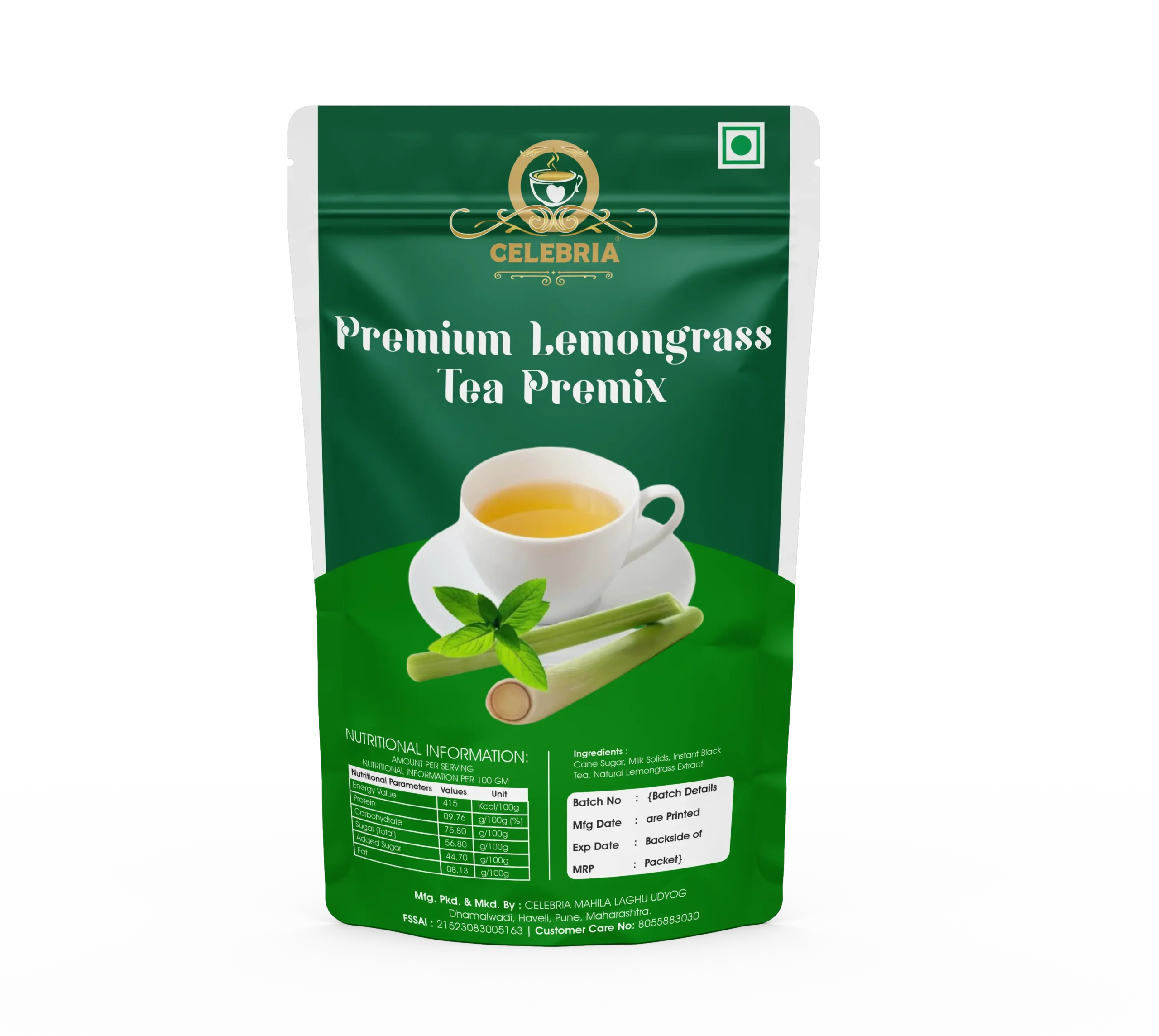 Premium Lemongrass Tea Premix
