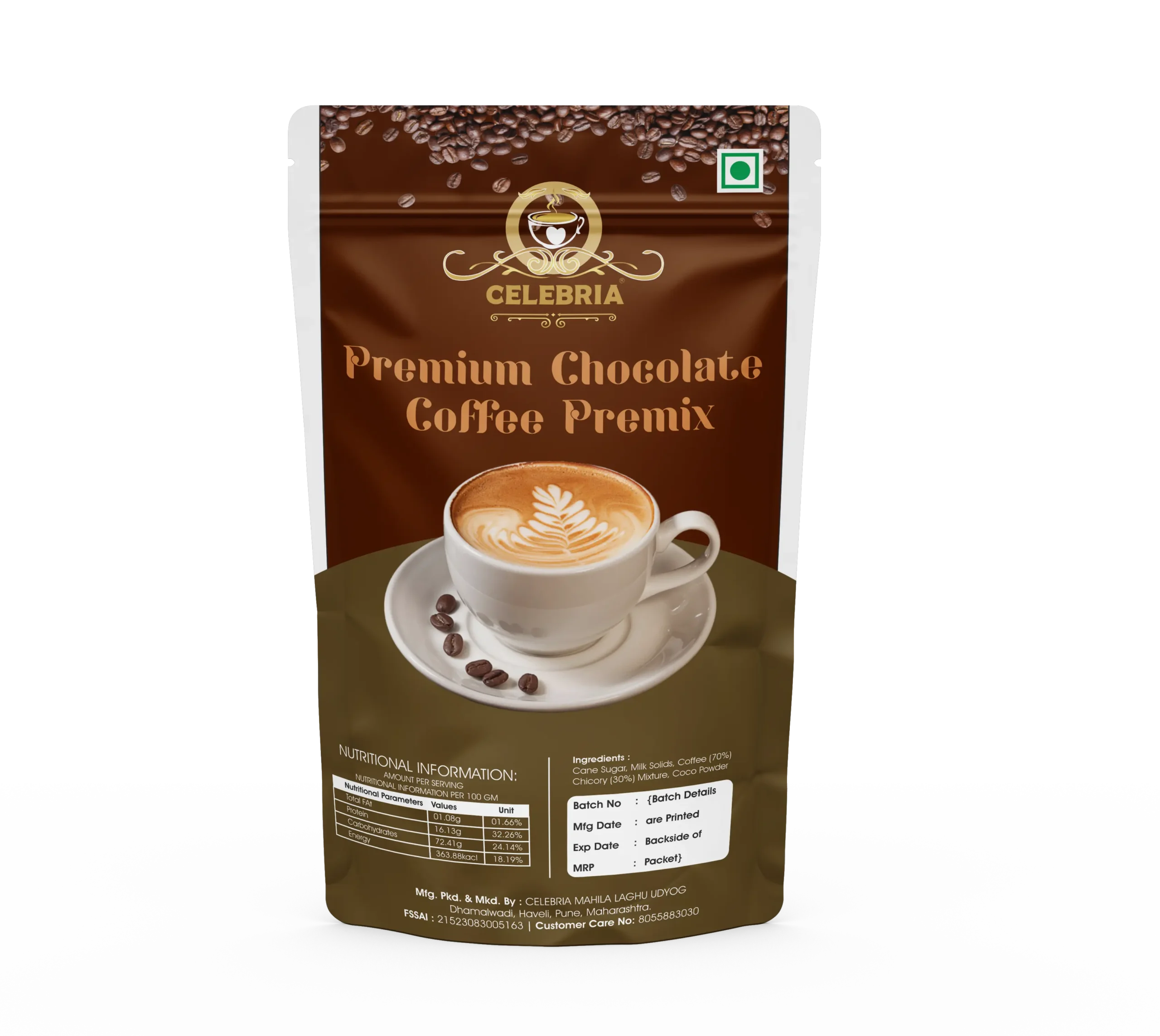 Premium Chocolate Coffee Premix